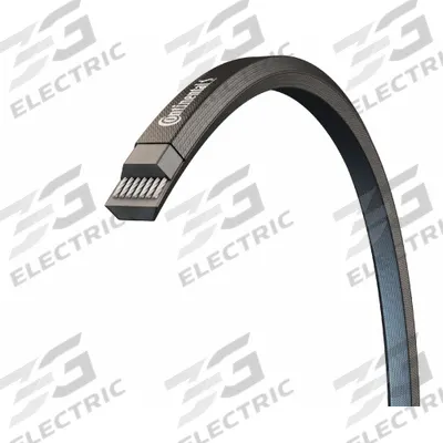 CONTINENTAL V-Belt: BB, BB128, 131 in Outside Lg, 21/32 in Top Wd, 17/32 in Thick - BB Section Double-Sided V-Belts