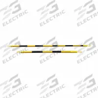 Traffic Cone Bar: MUTCD, Engineer, 6 ft Ht, ABS Plastic, 3 in Wd, 3 in Dia, 4 to 6 ft (MPN 15046A-CBYB). Key specifications — Length: 4 to 6 ft; Brand: TRAFFIX DEVICES/VIZCON; Color: Yellow; For Use With Product Type: Traffic Cones; Material: ABS Plastic.