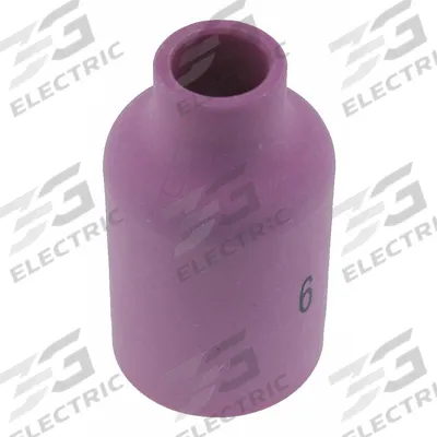 AMERICAN TORCH TIP Nozzle: Alumina, No. 6, Long, 54N16L - Gas Lens Nozzles
