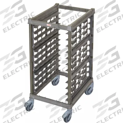 CAMBRO Bun Pan/Sheetpan Rack: 12 Slots, 3 in Betw Shelves, 175 lb Capac, 25 1/2 in Wd - Plastic Sheet Pan Racks