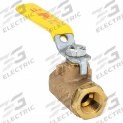 APOLLO Manual Two-Way Ball Valve: 3/8 in, Bronze, Straight, FNPT x FNPT, 600 psi Max. Pressure (CWP) (MPN 7014264). Key specifications — Brand: APOLLO; Handle: Lever.