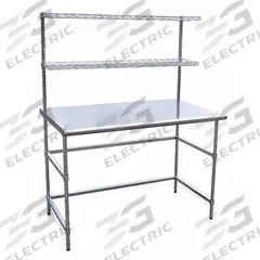 APPROVED VENDOR Workstation: Adj Ht, Stainless Steel, 60 in x 30 in, 600 lb Overall Load Capacity (MPN 4UEN3). Key specifications — Brand: APPROVED VENDOR; Height Adjustability: Adjustable Height.