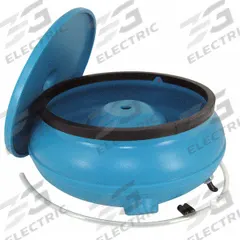 RAYTECH Bowl and Lid: 17 in Bowl Dia, 7 in Bowl Ht, 4 1/4 in Bowl Wd to Shaft, 23-032. Key specifications — Manufacturer Part Number: 23-032; Brand: RAYTECH; Compatible with Manufacturer Model Number: 23-026.