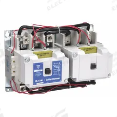 EATON NEMA Magnetic Contactor: Reversing, 3 Poles, NEMA Size 4, 135 A, 480V AC (MPN CN55NN3C). Key specifications — Brand: EATON.