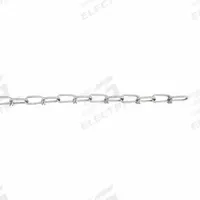 DAYTON Double Loop Chain: Steel, 255 lb Working Load Limit, Double Loop, 2 1/4 in Link Inside Lg (MPN 2ZDJ4). Key specifications — Brand: DAYTON; Item Trade Size: 2/0.