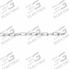 DAYTON Double Loop Chain: Steel, 255 lb Working Load Limit, Double Loop, 2 1/4 in Link Inside Lg (MPN 2ZDJ4). Key specifications — Brand: DAYTON; Item Trade Size: 2/0.