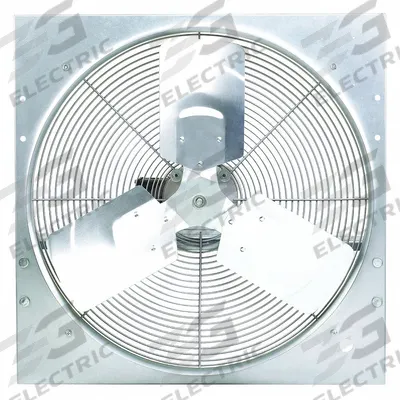 Dayton Exhaust Fan: Direct Drive, 24 in Blade, 1/3 hp, 4,770 cfm, 115/230V AC - Standard Direct-Drive Panel Exhaust Fans