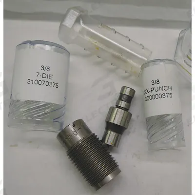 ROPER WHITNEY Punch and Die Set: 31 ga Capacity (Steel), XX Punch, 3/8 in Punch Dia - Sheet Metal Punches & Dies