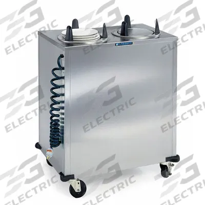 LAKESIDE Plate Dispenser Cart: Heated, 9 1/8 in Plate Size, 39 7/8 in Overall Ht - Heated Plate Dispenser Carts