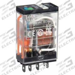 SCHNEIDER General Purpose Relay: Socket Mounted, 15 A Current Rating, 24V DC, SPDT, 5 Pins/Terminals (MPN RPM12BD). Key specifications — Brand: SCHNEIDER; Base Type: Square; Mounting Style: Plug-In; Pin Shape: Flat; Electrical Connection: Quick-Connect; Manufacturer Part Number: RPM12BD; Series: Harmony™ RPM Series.