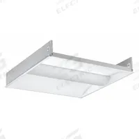 COLUMBIA LIGHTING Recessed Troffer: 2 ft Lg, 2 ft Wd, 3,259 lm, 3500K, 29 W, 120 to 277V AC (MPN LCAT22-35MLG-EDU). Key specifications — attr1261884: 120 to 277V AC; attr1261878: COLUMBIA LIGHTING; attr1261883: U-Bend T8; attr1261870: 3500K; attr1261880: Yes.