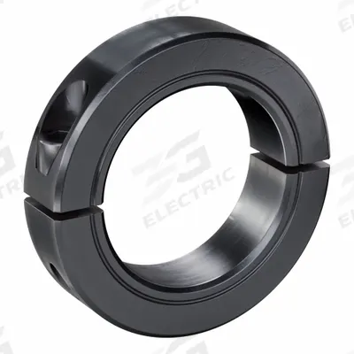 RULAND MANUFACTURING Shaft Collar: 2-Piece, Inch, Round, Clamp-On, 1 9/16 in Bore Dia - Steel Shaft Collars