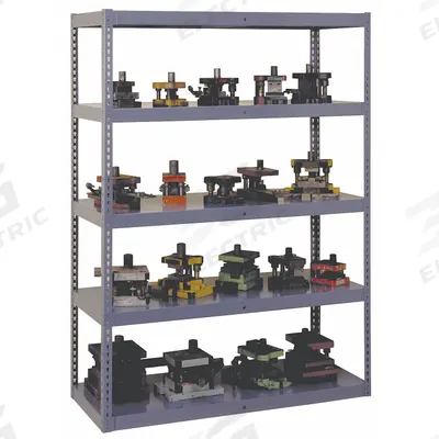 TENNSCO Boltless Shelving: Standalone, Extra-Heavy-Duty, 72 in x 24 in, 96 in Overall Ht - Extra-Heavy-Duty Solid Steel Decking Boltless Shelving