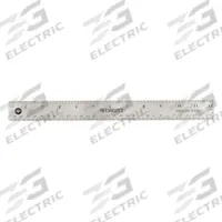WESTCOTT Ruler: 10415, 12 in, 0.06 in Thick, 1/16 in, Clear, Black, Flex, Etched Graduation Mark. Key specifications — attr939978: 1/16 in; attr934745: WESTCOTT; attr944509: Clear; attr939993: Decimal; attr986193: Etched.
