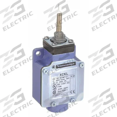 TELEMECANIQUE SENSORS Limit Switch: Cat Whisker, 2 Mounting Holes, Zamak - Cat-Whisker Wobble-Stick Limit Switches