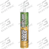 LIQUID NAILS Construction Adhesive: Subfloor & Deck, 10 fl oz, Cartridge, White (MPN LN-902). Key specifications — Adhesive Color: White.