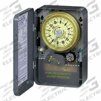 INTERMATIC Electromechanical Timer: 24 hr, 208-277V AC, SPDT, Mechanical (MPN T1976). Key specifications — Body Material: Metal; Indoor/Outdoor Usage: Indoor; Mounting Style: Surface; Brand: INTERMATIC.