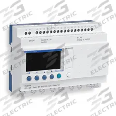 SCHNEIDER ELECTRIC Modular Smart Relay: 16 (Discrete), (10) Relay, 100 to 240V AC (MPN SR3B261FU). Key specifications — Brand: SCHNEIDER; Clock Included: Clock Included; Number and Type of Inputs: 16 (Discrete); Number and Type of Outputs: (10) Relay.