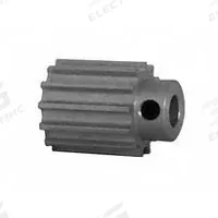 DAYTON Timing Pulley: Curvilinear, Fixed, For 15 mm Belt Wd, 13 Teeth, 5 mm Pitch, Aluminum (MPN 13-5M15-6A3). Key specifications — Brand: DAYTON; Finish: Clear Anodized; For Belt Series: Powerhouse®.