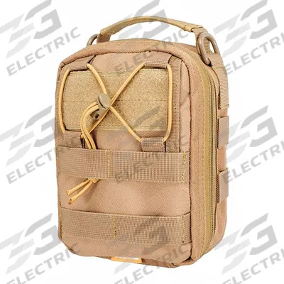 BARSKA Medical Pouch: Tan, Nylon, 7 in x 5 1/2 in - Medical Pouches