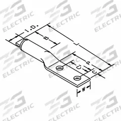 Compression Lug: For 600 kcmil, 1/2 in Stud Size, Std, Aluminum Barrel (MPN 13699). Key specifications — For Wire Sizes: 600 kcmil; Brand: 3M; Manufacturer Part Number: 13699.