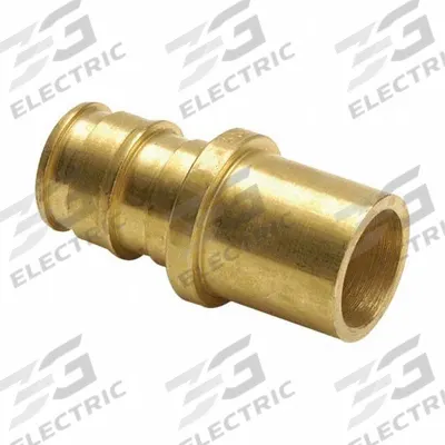 UPONOR Barbed Fitting Adapter: 1 1/4 in ID x 1 1/4 in Pipe Size, Barbed x Cup - Expansion Brass Barbed Tube Fittings