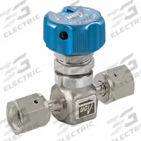 HAM-LET Ultra High Purity Diaphragm Valve: 1/2 in, 316L Stainless Steel, 225 psi Max Pressure (CWP) (MPN 2LDS8R-FV). Key specifications — Diaphragm Material: Chromium Cobalt Nickel; Brand: HAM-LET; Standards: SEMI F20-0305.