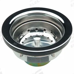 ZURN Strainer: Brass, Chrome, 2 1/2 in Overall Ht, 4 3/8 in Overall Dia, Threaded, 1 1/2 in Pipe Dia (MPN ZTT461-PC). Key specifications — Product Type: Sink Drain; Brand: ZURN; Finish: Chrome; Material: Brass; Includes: Basket.