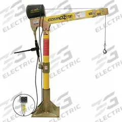 OZ LIFTING PRODUCTS Davit Crane Kit: Composite, Electric, 1,200 lb Max. Load Capacity, Pedestal (MPN OZ1200DAV-ACW-SP4). Key specifications — Material: Composite; Brand: OZ LIFTING PRODUCTS; Included Base Type: Pedestal; Body Material: Composite.