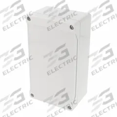 HAMMOND Enclosure: Polycarbonate, 6 in x 3 in x 2 in, NEMA 12/13/4/4X/6/6P, Screw On, Solid Cover (MPN 1555J2GY). Key specifications — Brand: HAMMOND; Closure Method: Screws; Knockouts: Not Included.