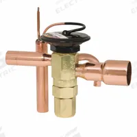 PARKER Thermostatic Expansion Valve: C, Straight-Thru, For R-410A Refrigerant Type, Field Adj, 8 ton (MPN ECE-D-ZX200). Key specifications — Brand: PARKER; For Refrigerant Type: R-410A; Includes: Bulb Strap; Superheat Adjustment: Field Adjustable; Manufacturer Part Number: ECE-D-ZX200; Configuration: Straight-Thru.