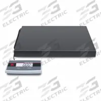 OHAUS Shipping Scale: 400 lb Wt Capacity - Imperial, 15 3/4 in Weighing Surface Dp, kg/lb, LCD (MPN i-C31M200L). Key specifications — attr1359871: 0.2 lb/0.1 kg; attr1359893: Steel.