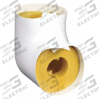 APPROVED VENDOR Pipe Fitting Insulation: 90° Elbow, Fiberglass, Slit, 1 in Thick - Fiberglass Elbow Insulation