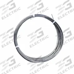 APPROVED VENDOR Wire Rope: Galvanized Steel, 1 x 19, 420 lb Working Load Limit, 100 ft Overall Lg (MPN 2RZY7). Key specifications — End Type: Plain; Brand: APPROVED VENDOR.
