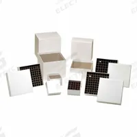 Freezer Box: 5 1/4 in Overall Lg, 5 1/4 in Overall Wd, Cardboard, Lid, RD442A/RF442A/RFE442A/RFS442A (MPN R3015A). Key specifications — Compatible with Manufacturer Model Number: RD442A; Includes: Lid; Material: Cardboard; Product Type: Freezer Box; Brand: ARGOS TECHNOLOGIES.