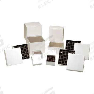 ARGOS TECHNOLOGIES Freezer Box: 5 1/4 in Overall Lg, 5 1/4 in Overall Wd, Cardboard, Lid - Cold Storage Boxes