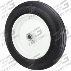 MARASTAR Flat-Free Wheel: 13 5/16 in Wheel Dia., 2 in Wheel Wd, Polyurethane, 350 lb Load Capacity (MPN 00081). Key specifications — Brand: MARASTAR; Tire Sidewall Number: 3.50/2.50-8.