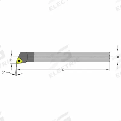 ULTRA-DEX USA Indexable Boring Bar: E16T SWLCL3 (MPN 920-000-408) - Indexable Boring Bars