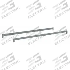 TENNSCO Shelf: 36 in x 12 in, 850 lb Load Capacity, Gray, Shelf (MPN ZAESH-3612). Key specifications — Includes: (2) Beams; Shelf Configuration: Single Straight; Color: Gray; Frame Material: Steel; Brand: TENNSCO; Frame Finish: Zinc Plated; Product Type: Shelf.