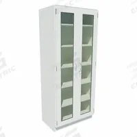 Tall Cabinet: 7 ft Overall Ht, 22 in Overall Dp, 36 in Overall Wd, Glass/Steel, 0 Drawers, 5 Shelves (MPN GRJTP307-36L-2). Key specifications — Product Type: Tall Cabinet; Brand: INSTOCK; Material: Glass/Steel; Standing Style: Wall Mounted; Cabinet Type: Tall Cabinets.