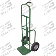 SAFTCART General Purpose Hand Truck: 400 lb, Single-Pin Handle, Green, Steel, Semipneumatic (MPN 701). Key specifications — Brand: SAFTCART; Color: Green.