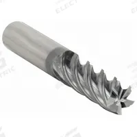 CLEVELAND Square End Mill: Carbide, TiAlN Coated, 5 Flute, 3/4" Mill Dia, 2-1/4" LOC, 5" OAL (MPN C80595)