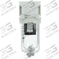 SMC Compressed Air Filter: Water Separator, 3/4 in NPT, 0.01 micron, 21.2 cfm, Plastic Bowl, AFD (MPN AFD40-N06D-Z-D). Key specifications — attr110055: AFD; attr110008: SMC.
