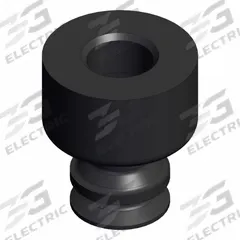 SMC Pad Unit: Bellows, w/o Adapter, 4 mm Pad Dia, Silicone, Black, 40, 8 mm Pad Ht, ZP3 (MPN ZP3-04BS). Key specifications — attr1019101: ZP3-04BS; attr1019103: SMC; attr1019107: 40.