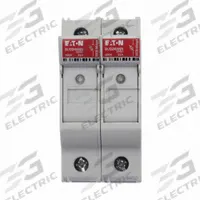 BUSSMANN Fuse Block: Finger-Safe, 2 Pole, 600 V AC, DIN Rail Mounting, Box Lug Termination (MPN CHM2DIU). Key specifications — Brand: BUSSMANN.