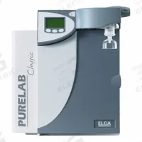 ELGA Water Purification System: Type I Water, 2 lpm Flow Rate, 18.2 Megohm, 10 L Capacity, 1/4" NPT (MPN SK-CLXXXUFM2-KIT). Key specifications — Manufacturer Part Number: SK-CLXXXUFM2-KIT; Brand: ELGA; Product Type: Water Purification System; Purified Water Type: Type I Water; Feed Connection: 1/4" NPT; Feed Water Monitoring: No; Feed Source: RO; Impurities Removed: Bacteria.