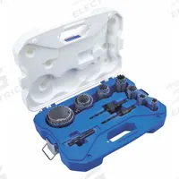 LENOX Hole Saw Kit: 15 Pieces, 1 7/8 in Max. Cutting Dp, Bi-Metal, 3 Teeth per Inch (MPN LXAH3GSET11). Key specifications — attr1098178: 3; attr1098172: LENOX.