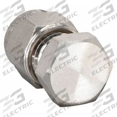 HAM-LET Compression Fitting Cap: 10 mm OD Fitting Size, Compression - Double-Ferrule Stainless Steel Fittings
