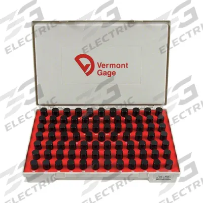 VERMONT GAGE Pin Gauges: Go (Plus), 22.51 mm to 23.99 mm, 0.01 mm Dia Increment - Go (Plus) Pin Gauge Sets - Black Oxide Finish