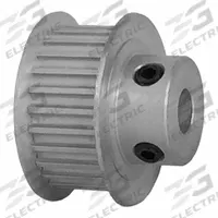 DAYTON Timing Pulley: Curvilinear, Fixed, For 9 mm Belt Wd, 26 Teeth, 3 mm Pitch, Aluminum (MPN 26-3M09-6FA3). Key specifications — Brand: DAYTON; Finish: Clear Anodized; For Belt Series: Powerhouse®.